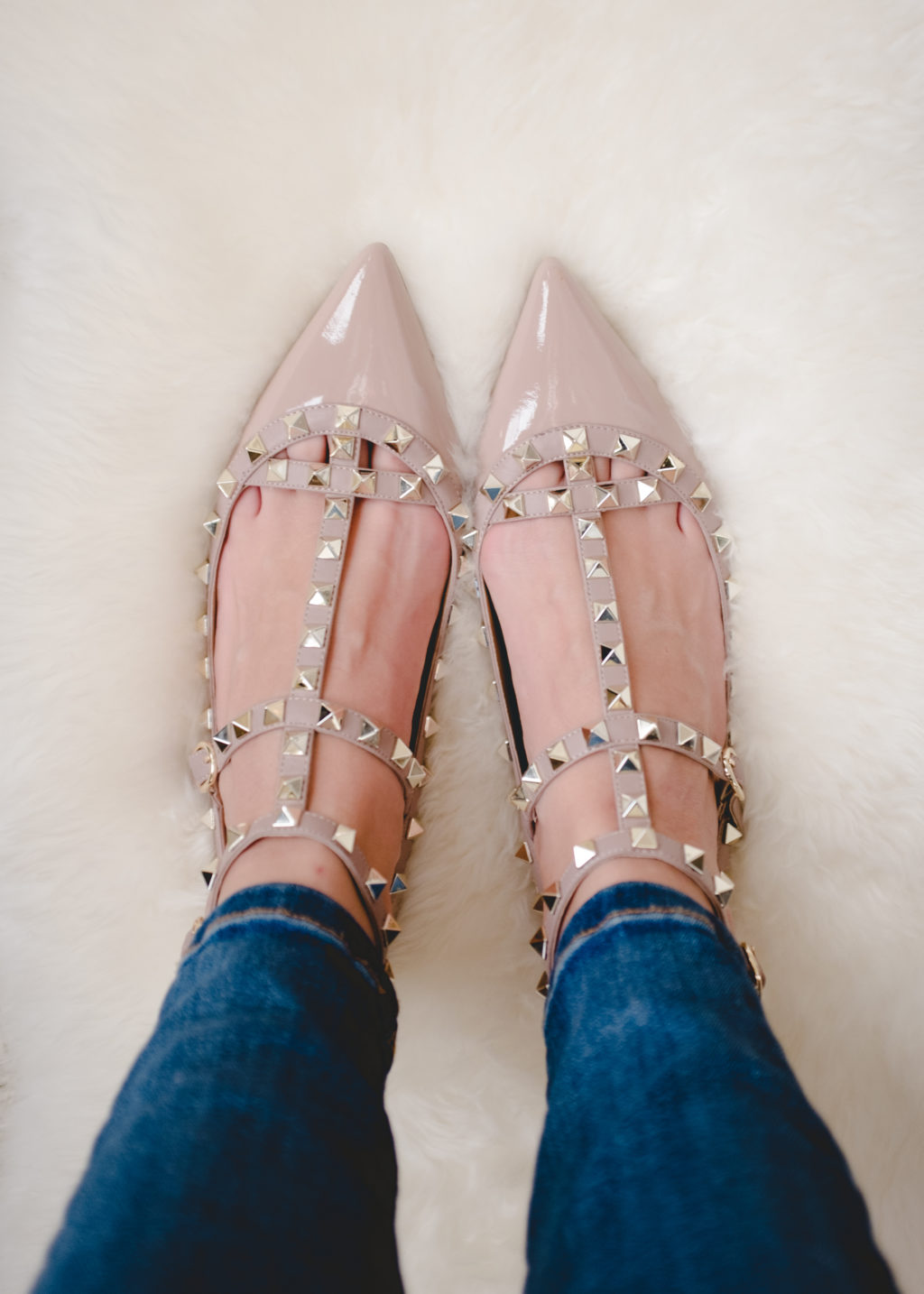 Sæt tabellen op Repaste Windswept The Look for Less: Rockstud Flats | The Teacher Diva: a Dallas Fashion Blog  featuring Beauty & Lifestyle