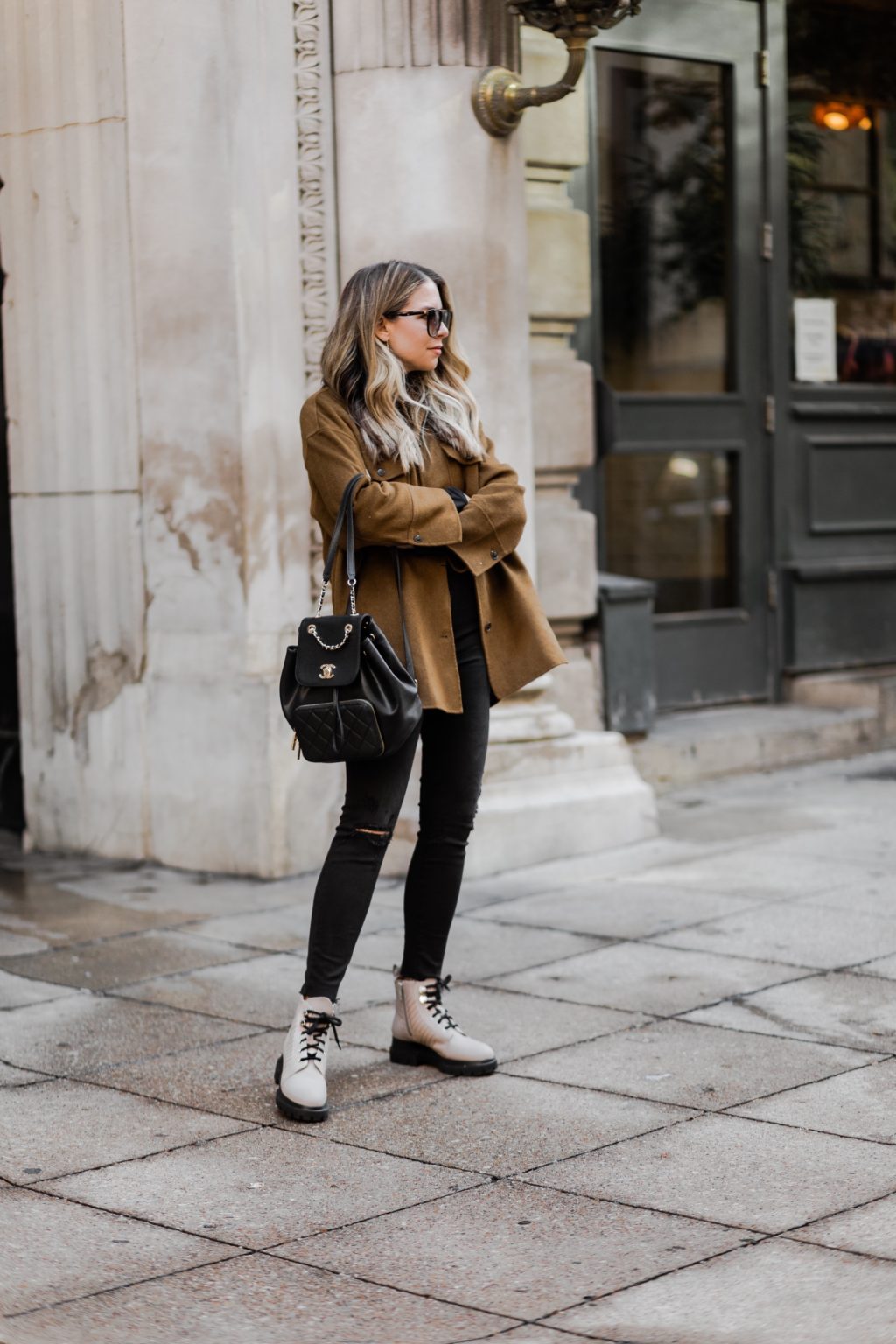Check out these looks of style instagram, OVERSIZED COAT, Combat Boots  Outfit