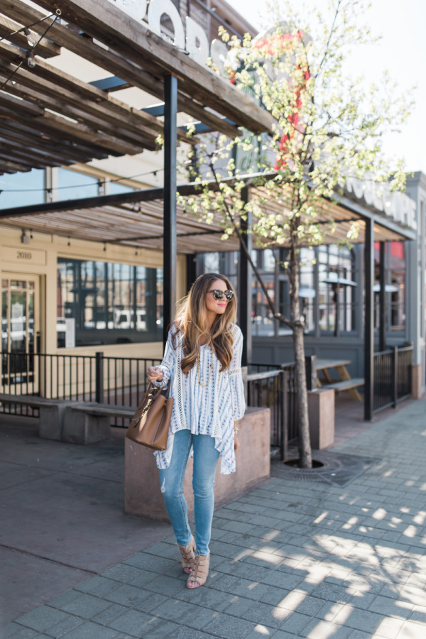 Frayed Denim and Lace Up Heels | The Teacher Diva: a Dallas Fashion ...