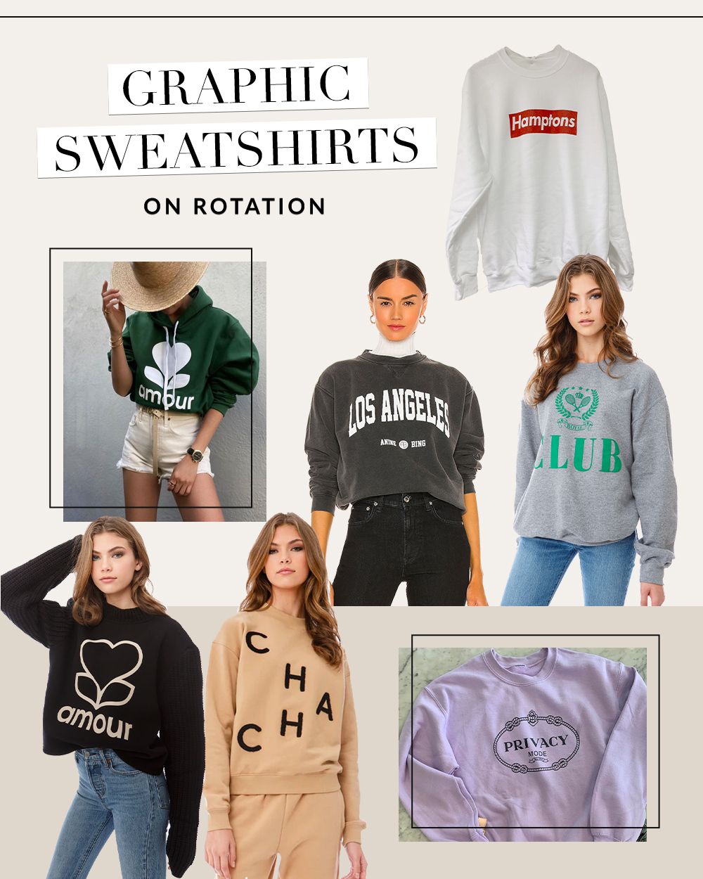 Graphic Sweatshirts I Have on Rotation + Where I Buy Them