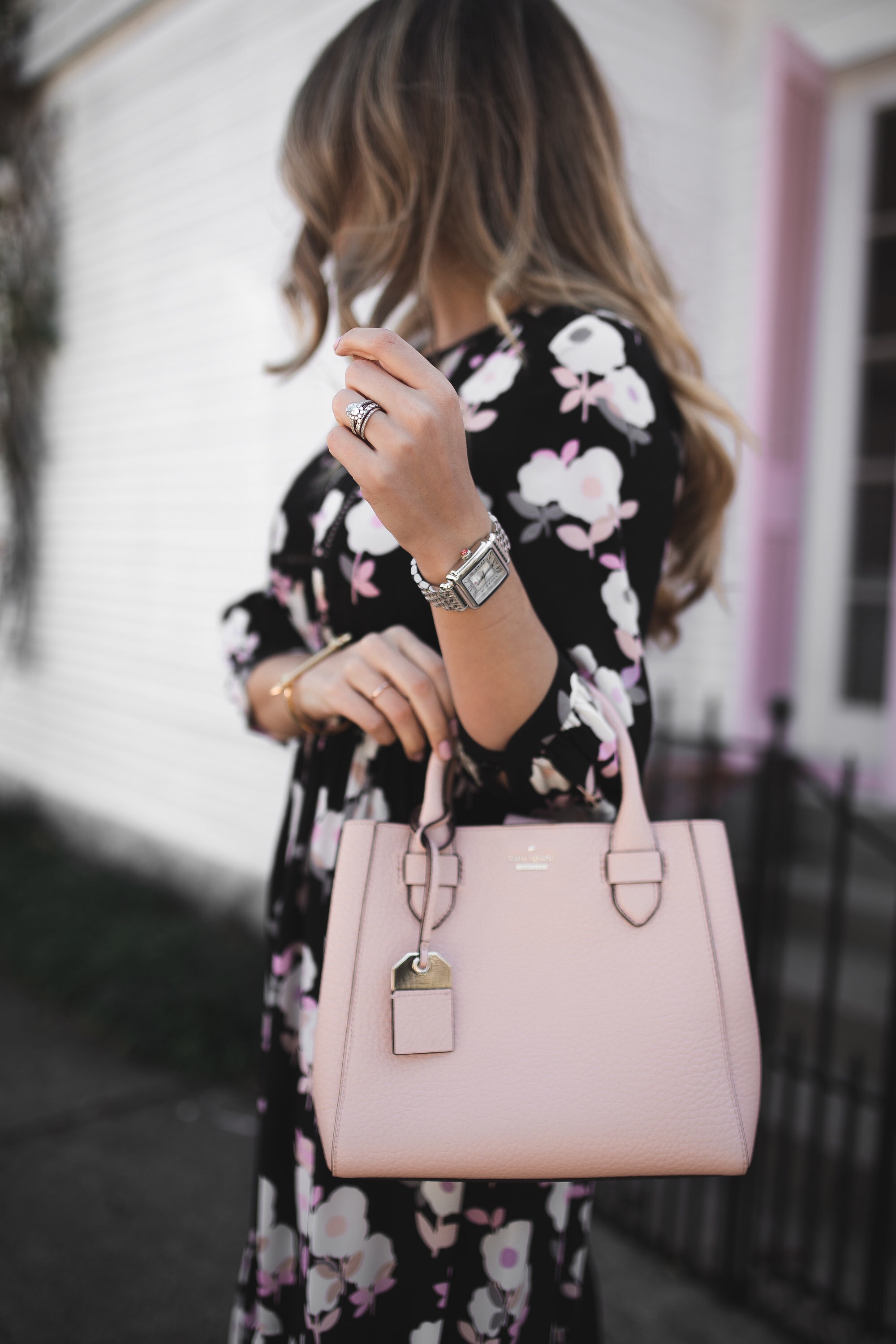 Floral Midi Dress | The Teacher Diva: a Dallas Fashion Blog featuring ...