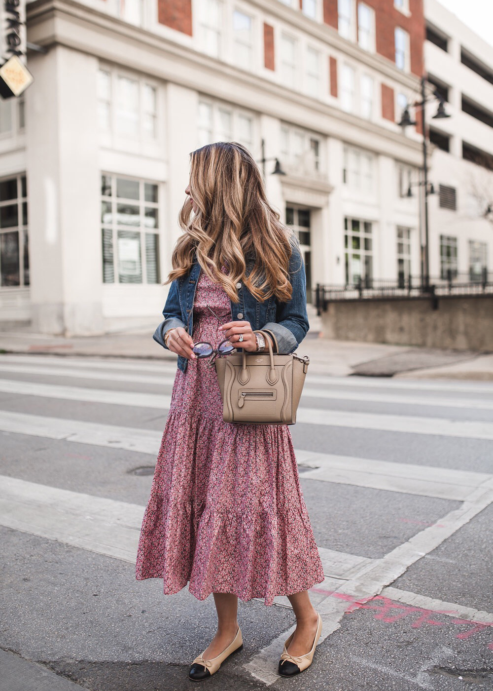 A Spring Dress + Denim Jacket | The Teacher Diva: a Dallas Fashion Blog ...
