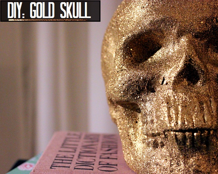 DIY: Gold Skull