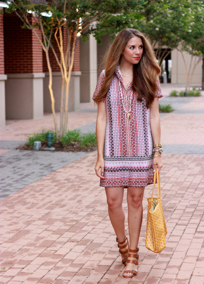 Geo Print Dress