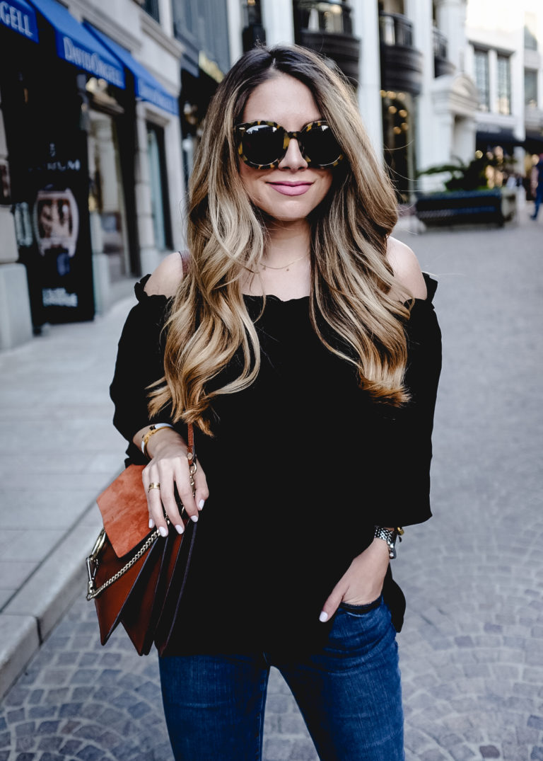 Black Off The Shoulder Blouse | The Teacher Diva: a Dallas Fashion Blog ...