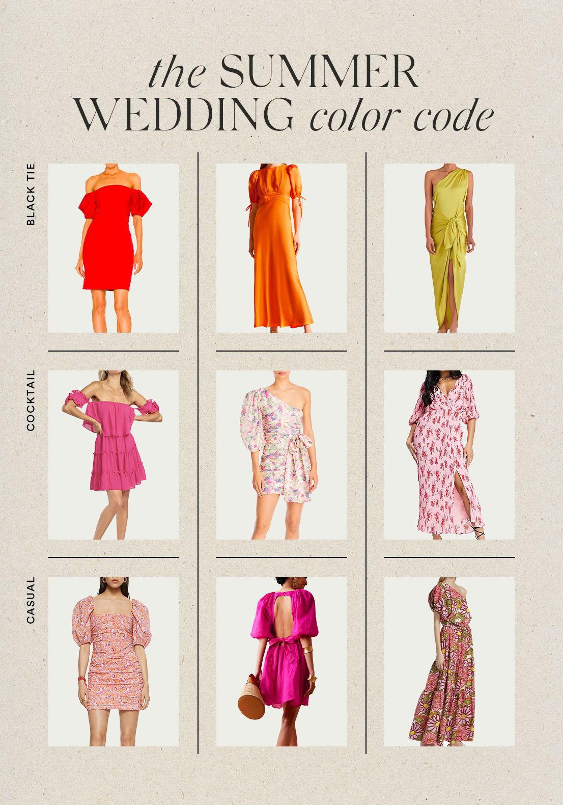 Summer Wedding Guest Guide  Dress Codes & Outfit Ideas - GoodTomiCha