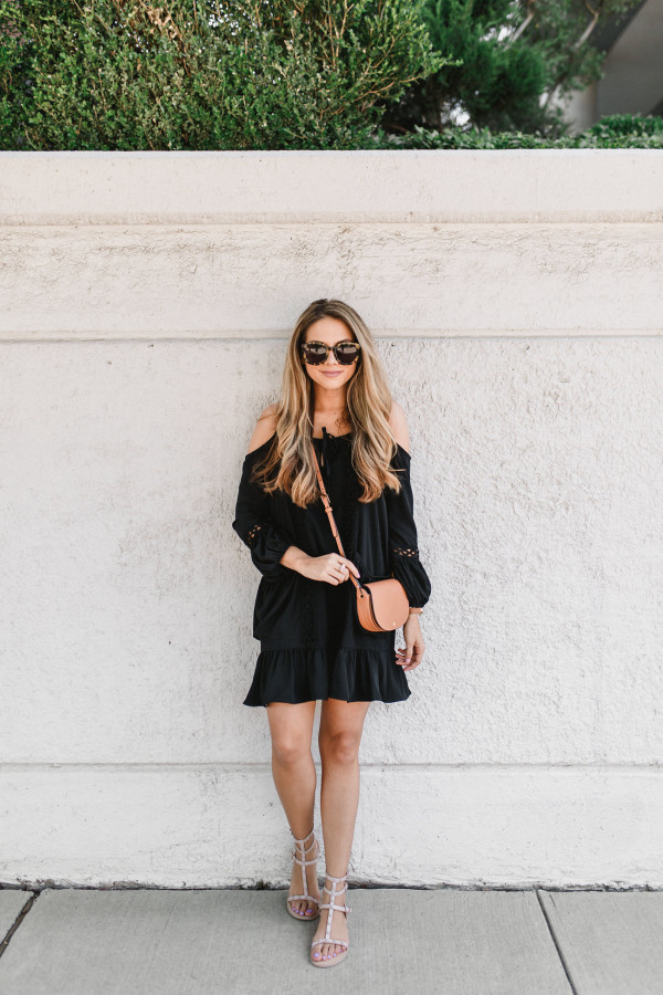 Black Off The Shoulder Dress | The Teacher Diva: a Dallas Fashion Blog ...