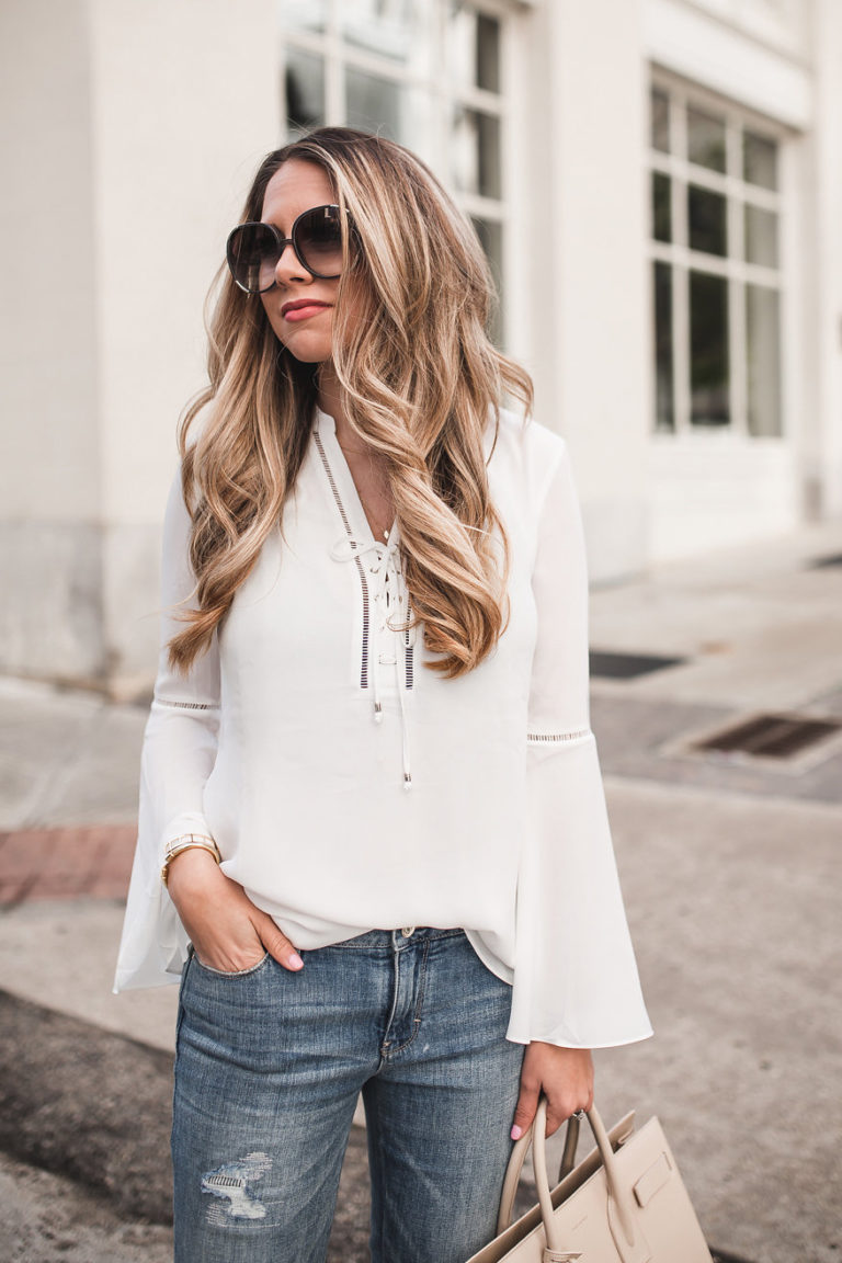 The Bell Sleeve Blouse You'll Wear All Season | The Teacher Diva: a ...