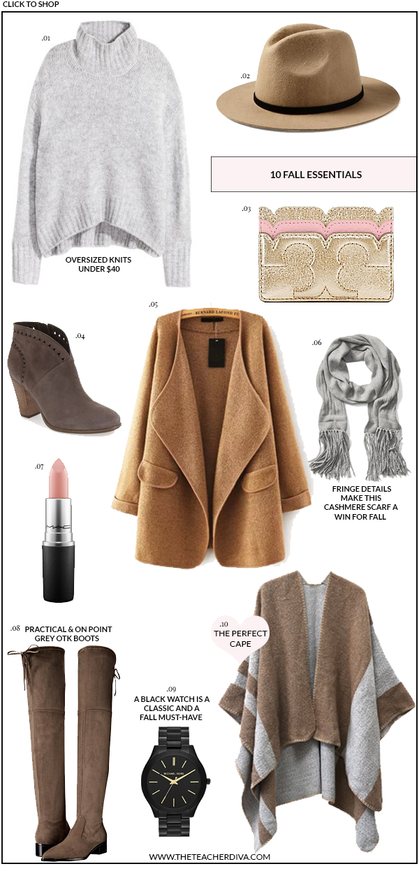 10 Fall Essentials You’ll Want in Your Closet Now