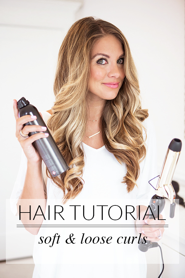 curling long thick hair