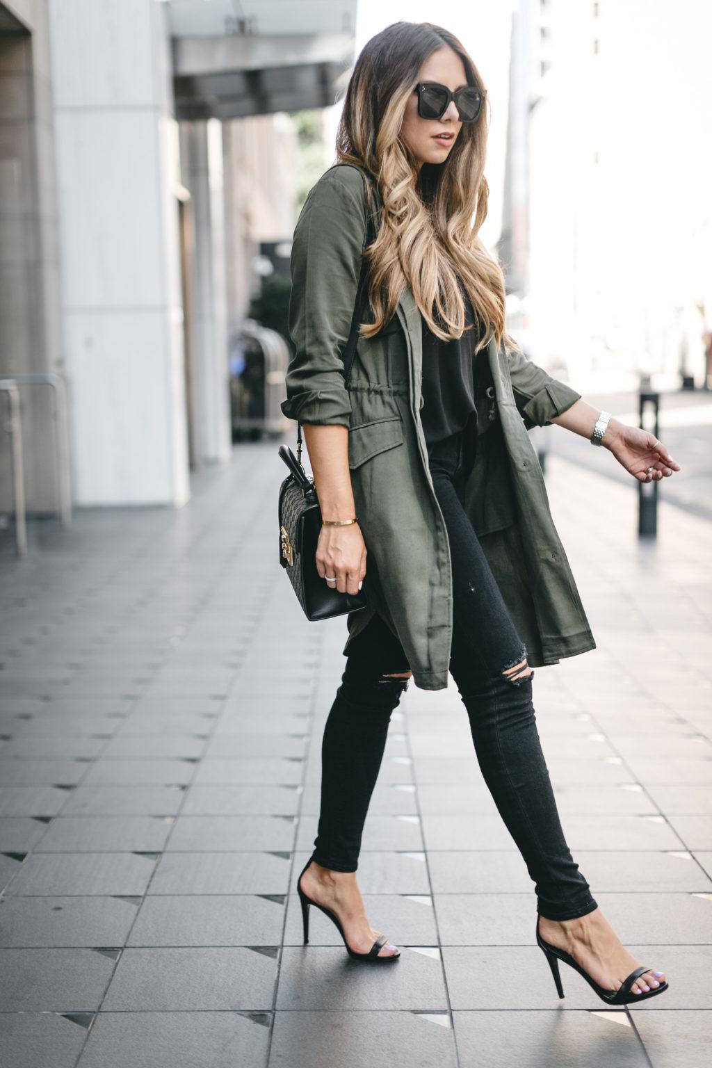 Army Green Trench Coat | The Teacher Diva: a Dallas Fashion Blog featuring  Beauty & Lifestyle