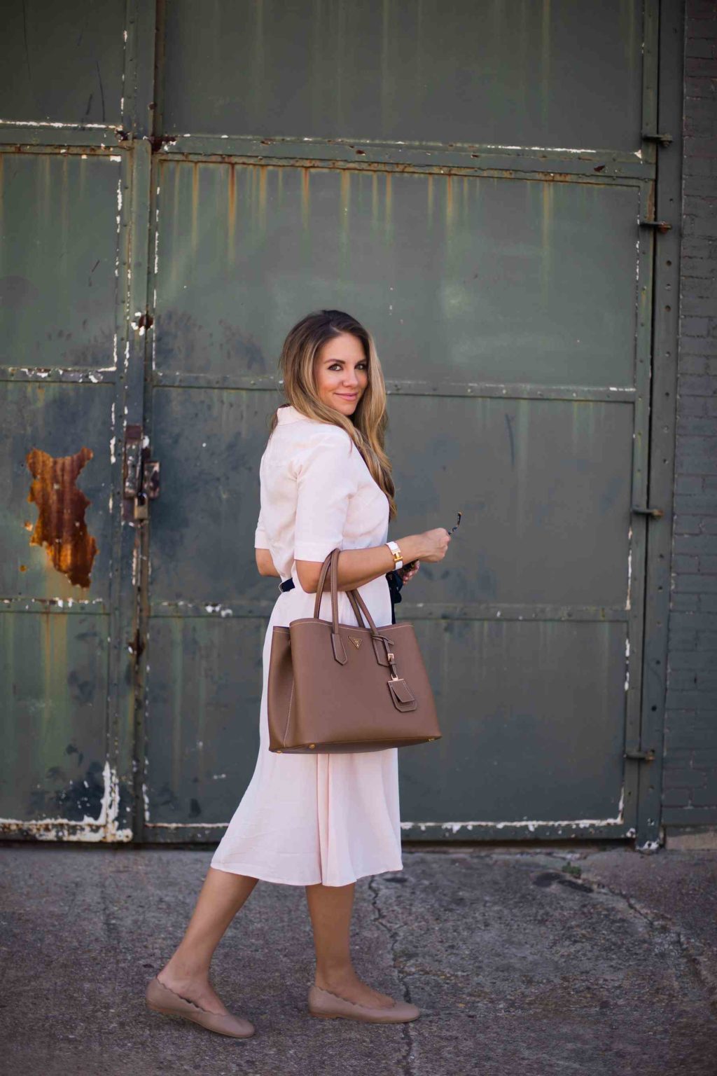 Blush Midi Shirtdress | The Teacher Diva: a Dallas Fashion Blog ...